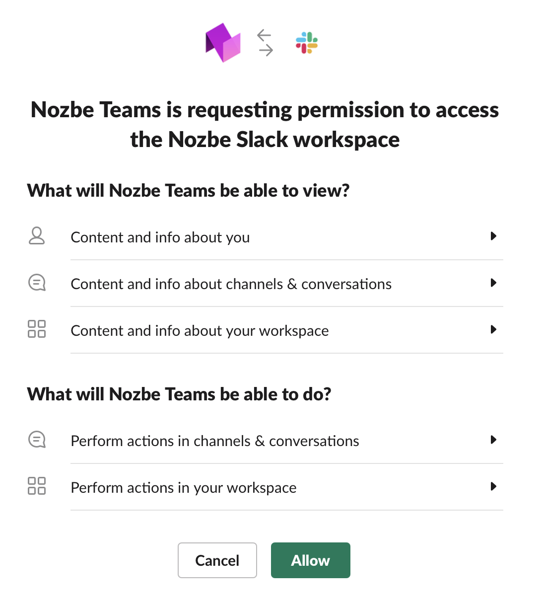 connect slack